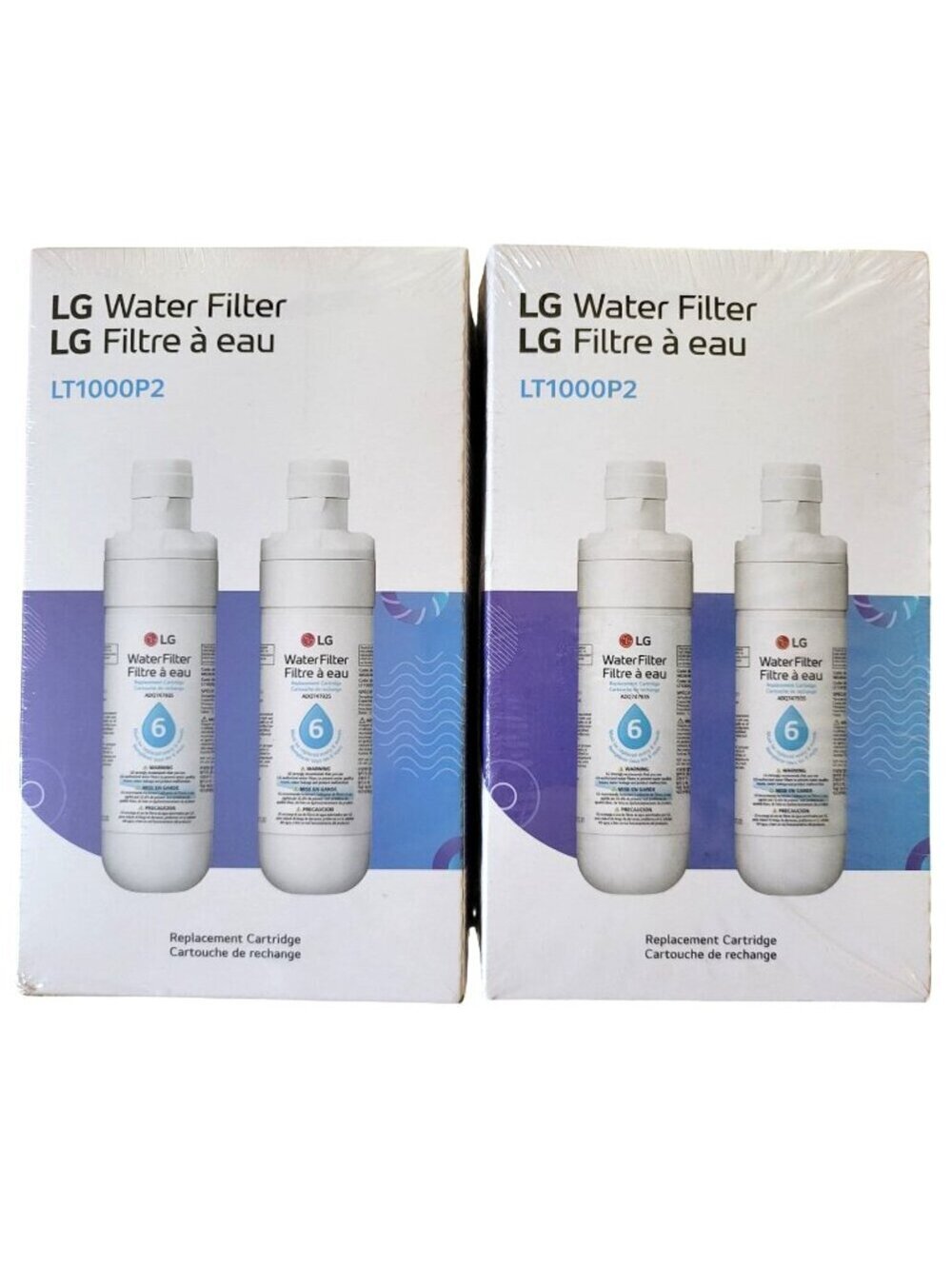 *NEW* 4-Pack LG LT1000P  Replacement Refrigerator Water Filter ADQ74793501